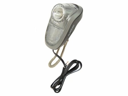 Koplamp LED (naaf)dynamo 10 lux aan/uit