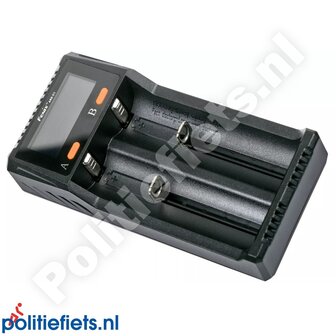 Fenix ARE-D2 dubbele accu lader (USB)