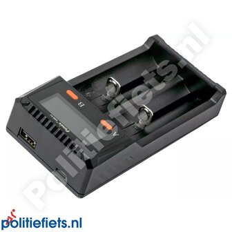 Fenix ARE-D2 dubbele accu lader (USB)