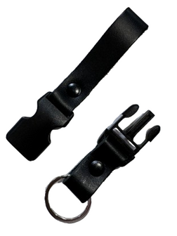Lederen deelbare sleutelhanger