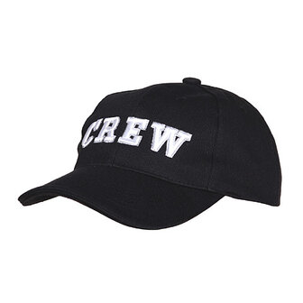 Pet / cap zwart Crew