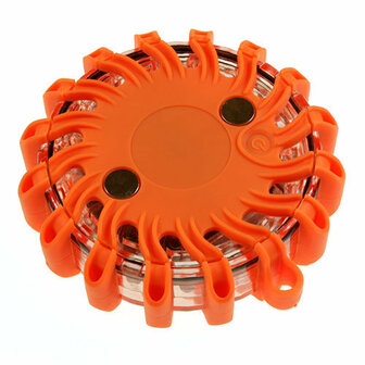 Escape Light oplaadbaar oranje Led, oranje buitenkant