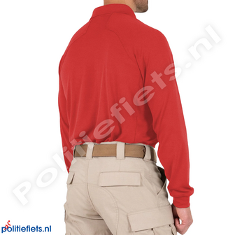 First Tactical Performance polo lange mouw (Rood)