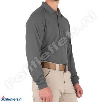 First Tactical Performance polo lange mouw (Grijs)