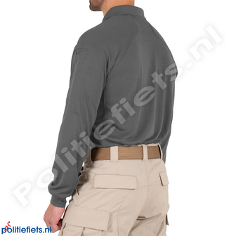 First Tactical Performance polo lange mouw (Grijs)