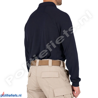 First Tactical Performance polo lange mouw (Navy Blauw)