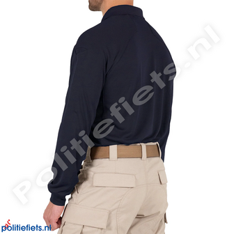 First Tactical Performance polo lange mouw (Navy Blauw)