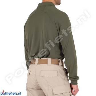 First Tactical Performance polo lange mouw (Groen)