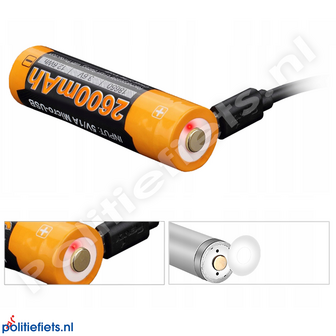 Fenix ARB-L18 2600mAh USB oplaadbare batterij
