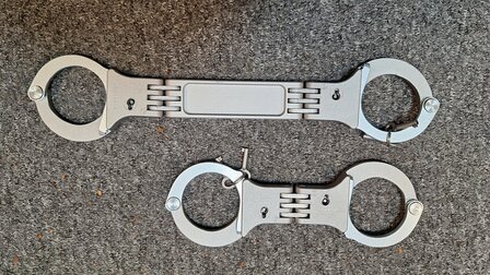 Hand- / transportboeien XXL Lips zilverkleurig