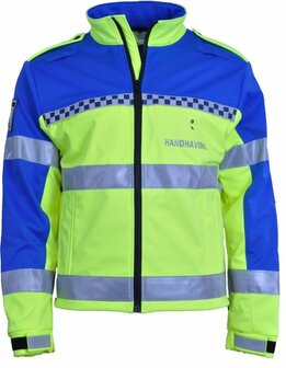 BOA/handhaving fluor zichtbaarheids softshell 5