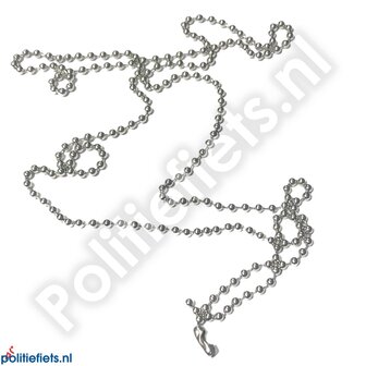 Legitimatiehouder vervangketting Zilverkleurig