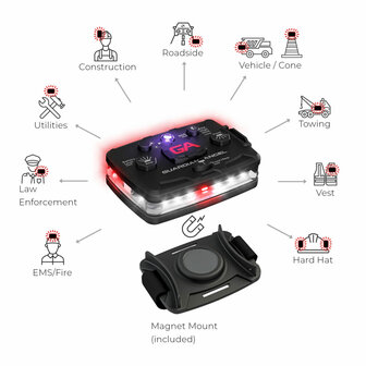 Guardian Angel Elite Wit rood flitser IR