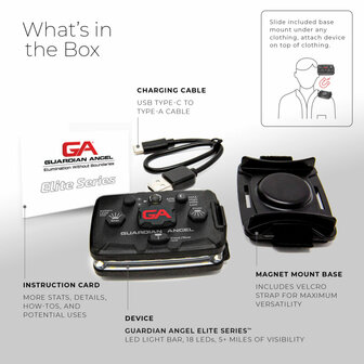 Guardian Angel Elite Wit rood flitser IR