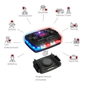 Guardian Angel Elite Rood blauw flitser IR