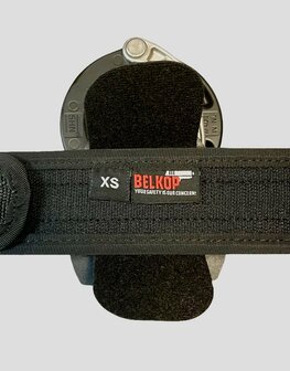 Kydex SHN handboeienhouder, inclusief klittenbandbevestiging