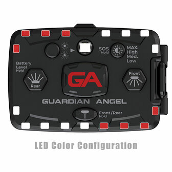 Guardian Angel Elite Wit rood Flitser