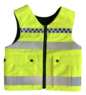 Fluor Gele hoes t.b.v veiligheidspanelen Engarde zonder tekst