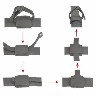 Handschoenhouder klein-Nylon dp-240s