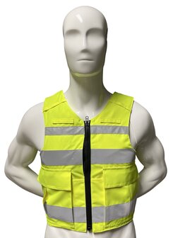 Fluor Gele hoes Toezicht t.b.v veiligheidspanelen Engarde niet bedrukt