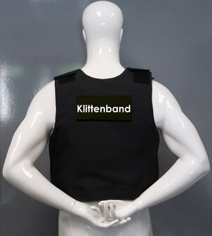 Klittenband t.b.v. hoes veiligheidspanelen inclusief bedrukking naar keuze