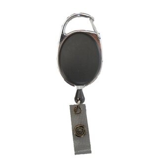 ID-kaarthouder katrol Zwart 29"- nylon kabel