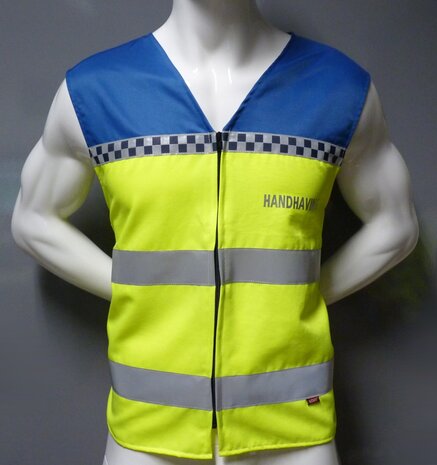 BOA/ handhaving veiligheidshesje blauw / fluor geel