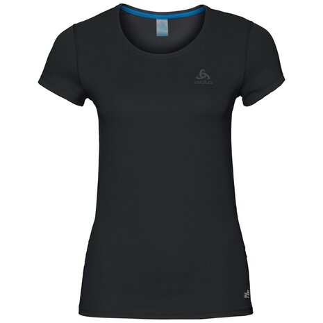 Odlo ondershirt korte mouw dames zwart F-Dry