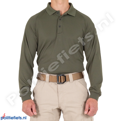 First Tactical Performance polo lange mouw (Groen)