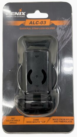 ALC-03 roterende zaklampholster met riemclip