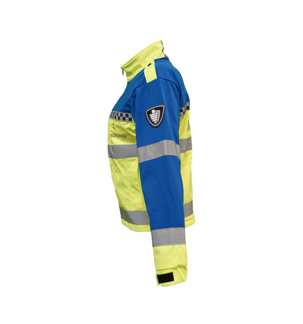 BOA/handhaving fluor zichtbaarheids softshell 5
