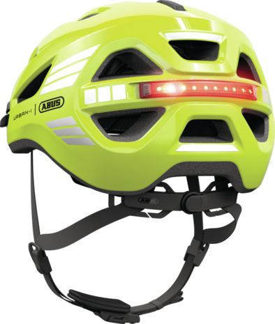 Fietshelm Abus Urban-I 4.0 Fluor Geel 