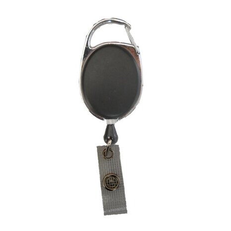 ID-kaarthouder katrol Zwart 29"- nylon kabel