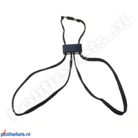 Textiele wegwerp-handboeien Zwart Textiele wegwerp-handboeien Zwart