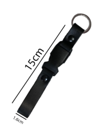 Lederen deelbare sleutelhanger Lederen deelbare sleutelhanger