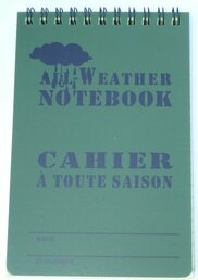 All-weather opschrijfboekje klein All-weather opschrijfboekje klein