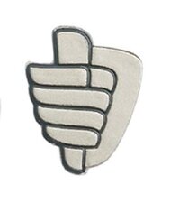 BOA insigne 37 mm met 2 luxe knijpers BOA insigne 37 mm met 2 luxe knijpers