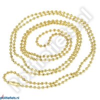 Legitimatiehouder vervangketting Goudkleurig Legitimatiehouder vervangketting Goudkleurig