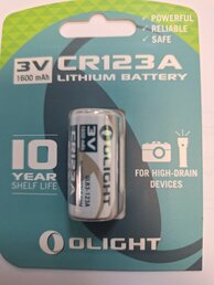 CR123A Lithium batterij CR123A Lithium batterij