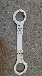 Hand- / transportboeien XXL Lips zilverkleurig Hand- / transportboeien XXL Lips zilverkleurig